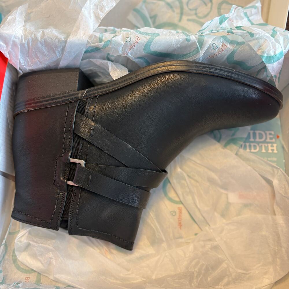 Baretraps Magena Boots 10 NWT Black Ankle Booties Bare Traps Vegan Leather - Picture 6 of 12
